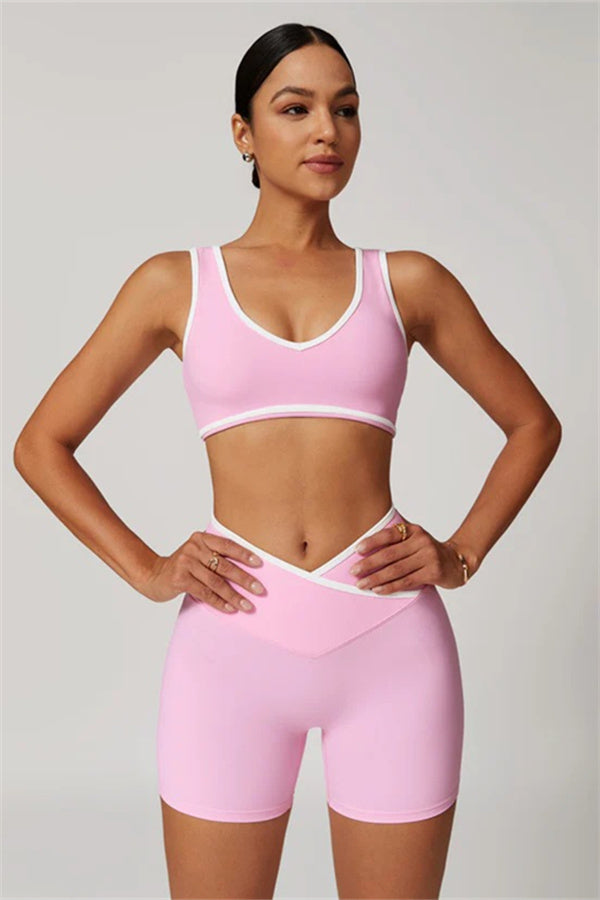 The Stamina Sports Bra Shorts 2-Piece Set