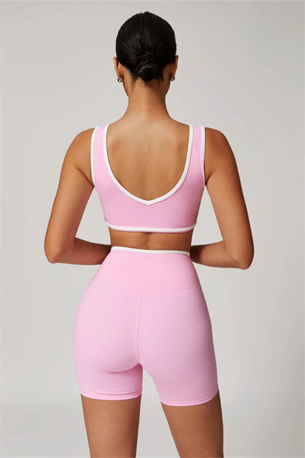 The Stamina Sports Bra Shorts 2-Piece Set