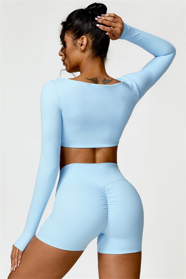 Olivia Crop Top Shorts 2-Piece Set