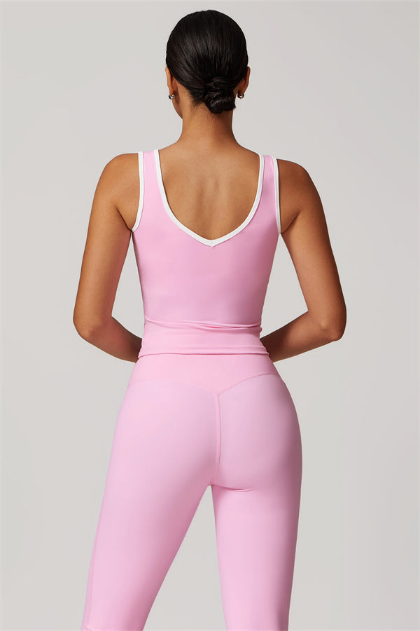 The Stamina Tank Top Flared Leggings 2-Piece Set