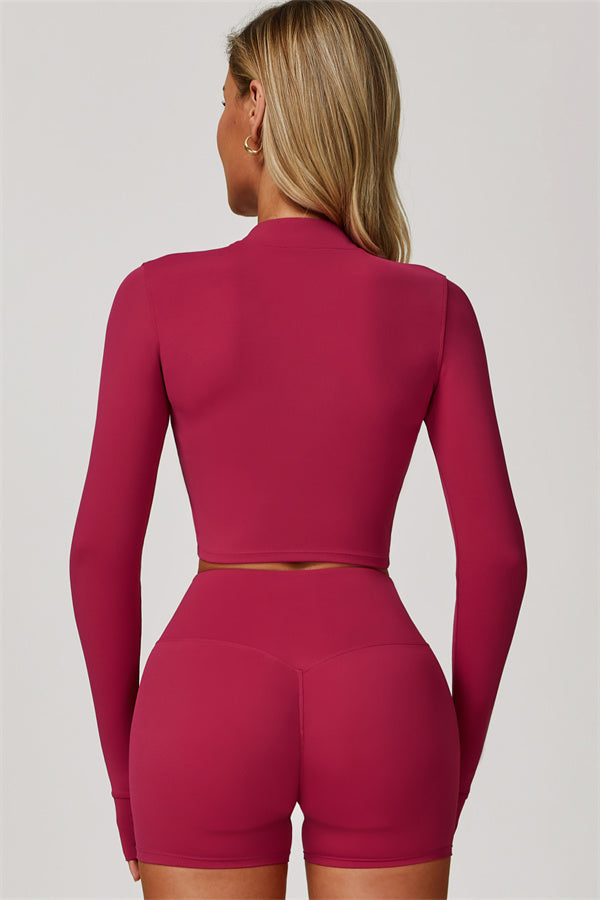 The Eloise Jacket Sports Bra Shorts 3-Piece Set